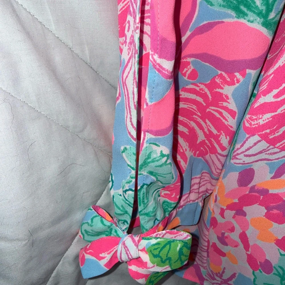 Lilly Pulitzer 3/4 Sleeve Pamala Top - Picture 3 of 13